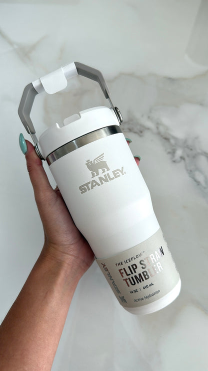 Strip Straw Tumbler 14 oz