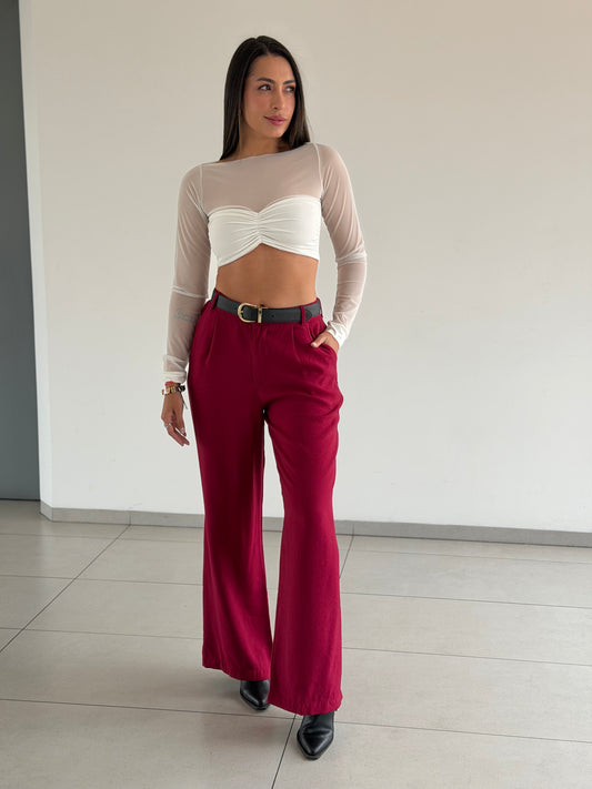 Burgundy Pant