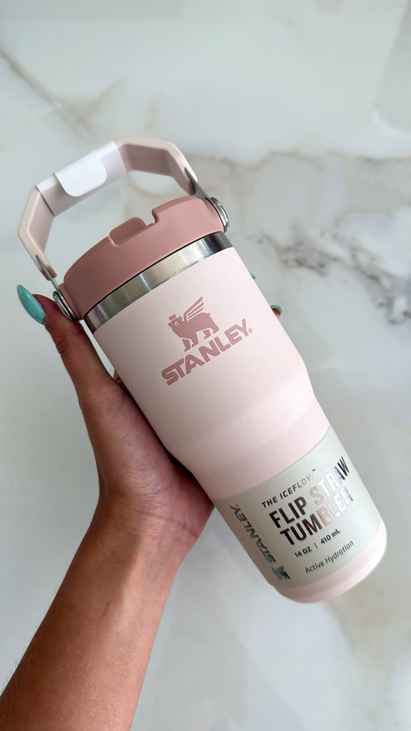 Strip Straw Tumbler 14 oz