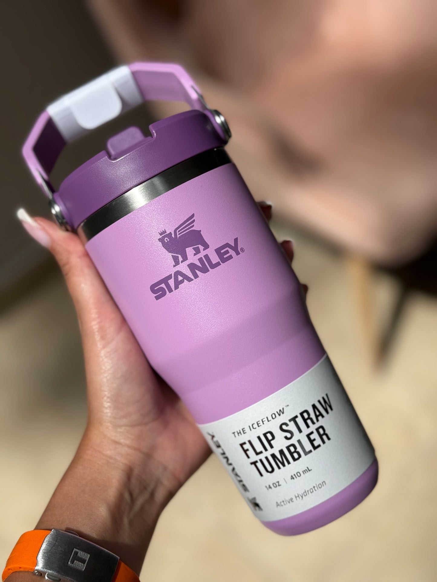 Strip Straw Tumbler 14 oz