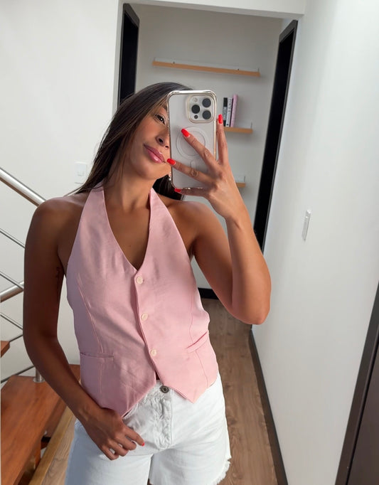 Chaleco Baby Pink