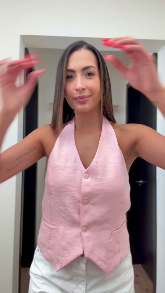 Chaleco Baby Pink